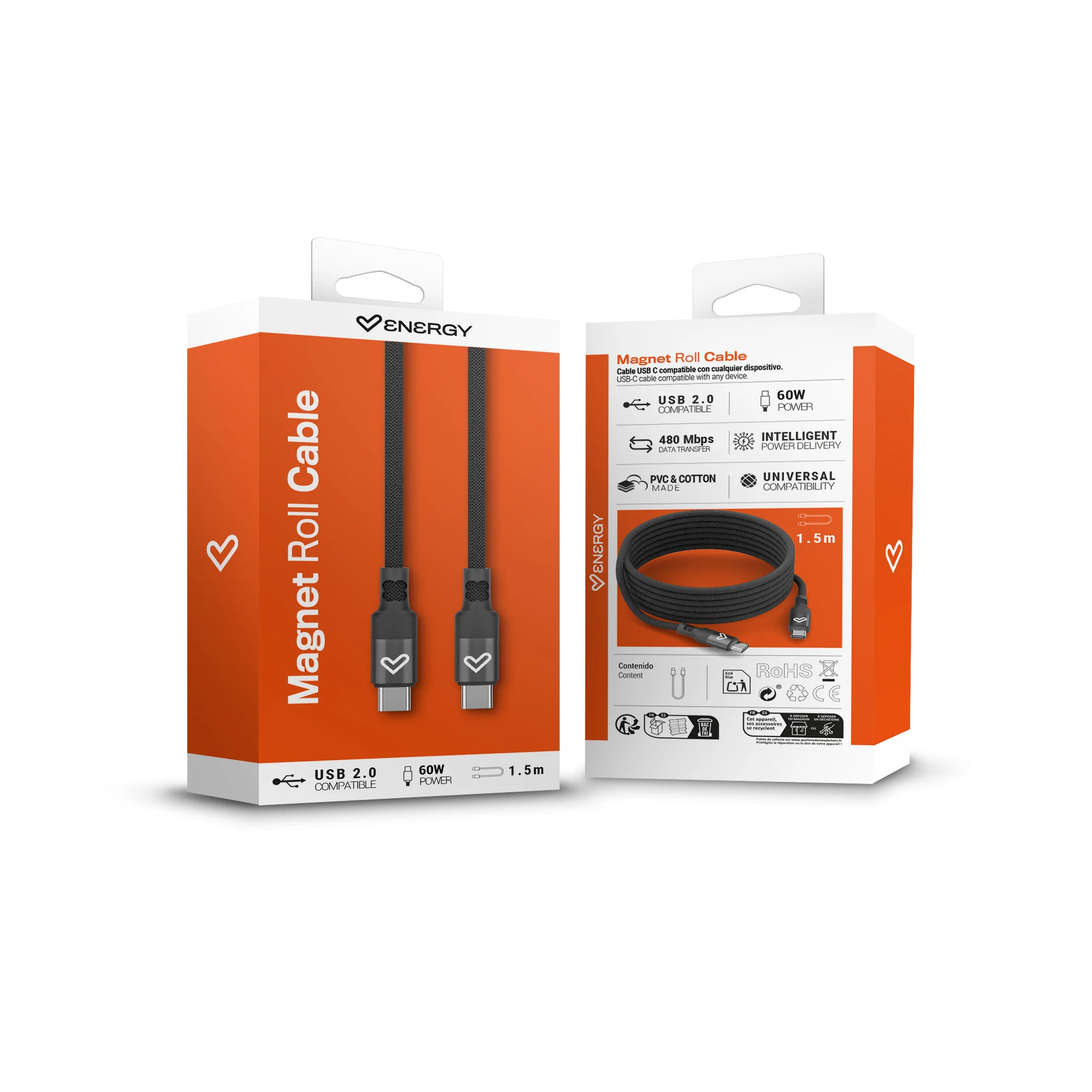 Magnet Roll cable - Cable magnético de carga - Image 6