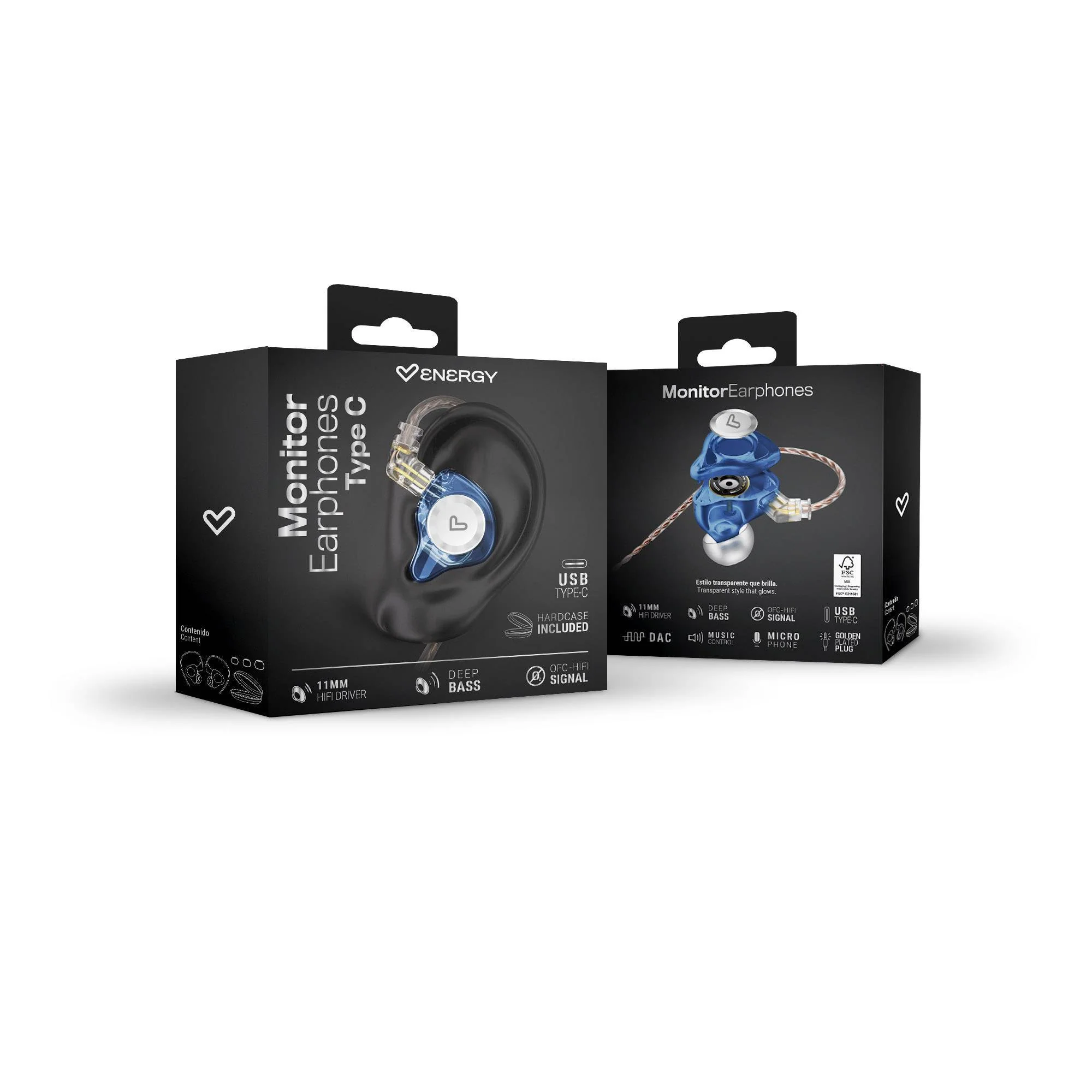 Monitor Earphones Type C - Auriculares con cable - Image 6